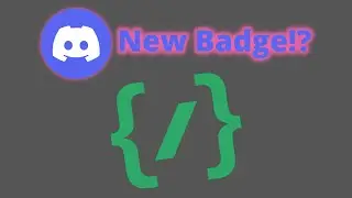 New Discord BADGE Slash Commands Bot Badge!