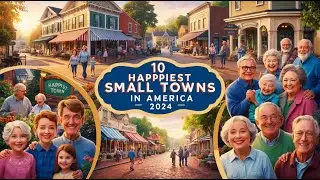 10 Happiest Small Towns in America in 2024