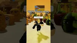 PROTEIN ARMY🍗🍉🍎 #roblox #shorts #robloxmemes #robloxcoems #robloxfunny #omega #funny #coems#viral