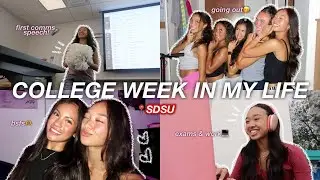 COLLEGE WEEK IN MY LIFE | *freshman year @ SDSU*