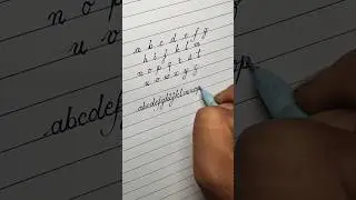 small alphabets beautiful handwriting #englishwriting #calligraphy #best handwriting