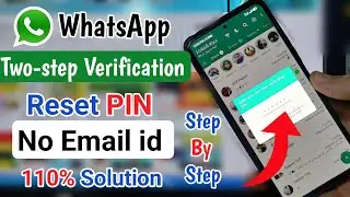 How To Reset Two Step Verification in Whatsapp 2023 || WhatsApp Forgot Password | Whatsapp Code 2023