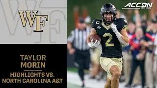 Wake Forest WR Taylor Morin Goes Off for 200+ All-Purpose Yards