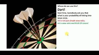 The Dart Probability Using the Python