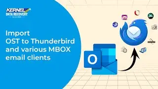 Import OST to Thunderbird and various MBOX email clients