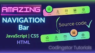 🔥 Amazing Navigation Bar With Animation Using CSS, Javascript And HTML