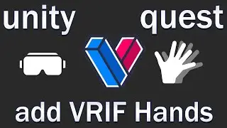 Quest 2 Unity Gamedev - Part 6 - Hands with VRIF