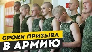 Призыв в армию: Сроки призыва в армию, весенний и осенний призыв