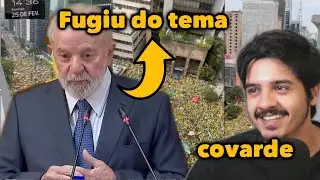 LULA FOGE DO EVENTO APÓS PERGUNTA SOBRE ATO DE BOLSONARO NA PAULISTA