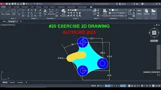 AutoCAD 2D Exercise #20 - A Quick & Easy Guide