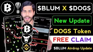 $BLUM Airdrop FREE $DOGS Token 🔥 blum new update, blum dogs airdrop claim, blum dogs not received