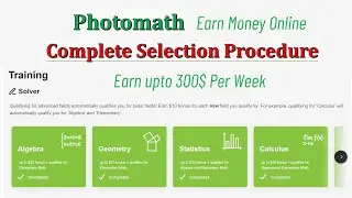 Photomath Complete Selection Procedure & Guideline 