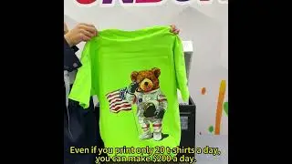 Why FUNSUN DTG Tshirt printer can sell 2000 pcs each year ?