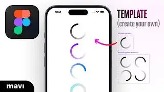 TEMPLATE For Circular Loading Animations (Figma Tutorial)