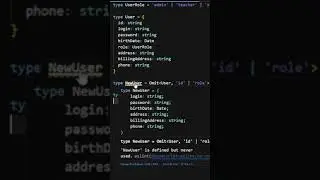 Утилиты TypeScript. Pick и Omit
