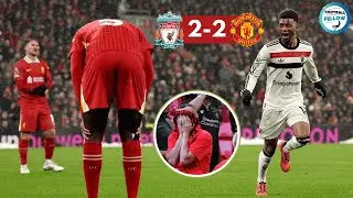 AMAD Late Equalizer!🔴 Liverpool vs Manchester United (2-2) Extended HIGHLIGHTS || EPL 24/25!