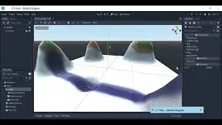 Adding a terrain in Godot with ambient occlusion on a Raspberry Pi 400!