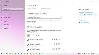 Windows 10 HOW TO Change display language July 23rd 2020