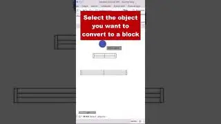 Create custom blocks in AutoCAD #shorts #shortsvideo #autocad #autocadtutorials #blocks #floorplan