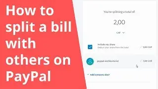 How to split a bill with others on PayPal