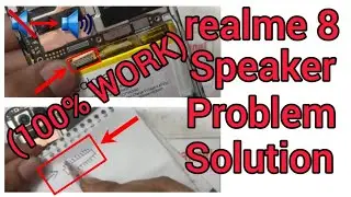 Realme 8 Speaker Problem 100% Solution || Realme 8 Ringer Problem 100% Solution