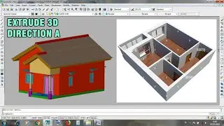 499 EXTRUDE DIRECTION A 3D AUTOCAD