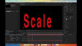 Rotate, Opacity, and Scale Text in After Effects