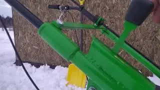 Чешская косилка МФ 70. Настройка рычага включения передач.
