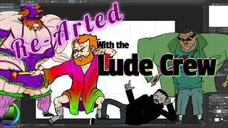 Re-Arted with The Lude Crew – EP 1: Simpsons, Rappers & Celebs! [40min Chaos special]