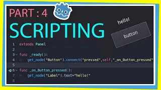 PART:4 SCRIPTING(gdscript) || gdscript tutorial hindi || godot tutorial in hindi ||button label node
