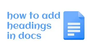 how to add headings in google docs