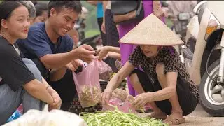 The best season for bean harvest and simple dish of young couple | SUNG A PAO HG