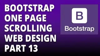 Bootstrap one page scrolling site part 13 - Twitter Bootstrap