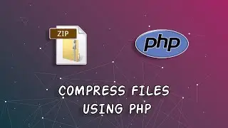 How to compress files to zip using PHP