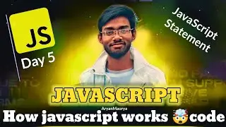 How Javascript Code Run's | JavaScript Statement
