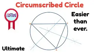 How to Draw a Perfect Circumscribed Circle Around a Triangle | Step-by-Step Guide