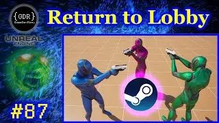 Return to Lobby - Tutorial Shorts - #87 Make a Multiplayer Game from scratch in UnrealEngine 5
