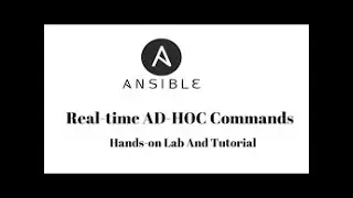 AWS Devops | How to work with Ansible by using Ad hoc commands | Session 25 |