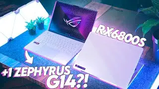 +1 Zephyrus G14 no canal! Só que agora MAIS FORTE! Ryzen 9 6900HS + RX 6800S