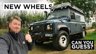 NEW WHEELS ON THE DEFENDER!! HAVE I MADE A MISTAKE?