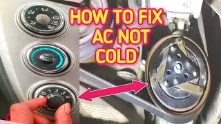 How to fix car ac not blowing cold air!car ac not cold enough