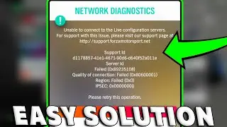 How To Fix Forza Horizon 4 Network Diagnostics Unable To Connect To The Live Configuration Servers