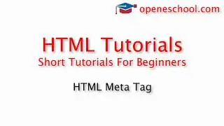 HTML Tutorials For Beginners - HTML Meta Tag