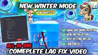 2.9 Update Gameloop Lag Fix 2023 | PUBG Mobile Emulator Lag Fix Best Settings For | LOW END PC |