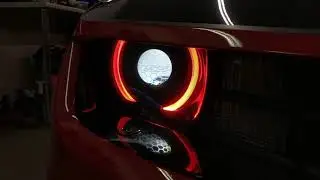Camaro RGBW Demon Eyes and Halos with BT Controller installed in ALFA CAR