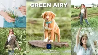 Airy Green Preset - Lightroom Free Presets | Bright Preset | Green Preset