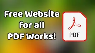 How to Edit PDF & Convert PDF to Word - FREE Website for all PDF related Works 📄 