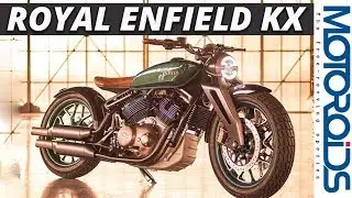 Royal Enfield Concept KX | 838cc V-Twin Cruiser Looks Gorgeous | Motoroids