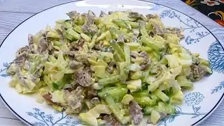 Уж очень вкусный салат. Сразу добавила его в любимые рецепты. Он простой, но полезный и питательный.