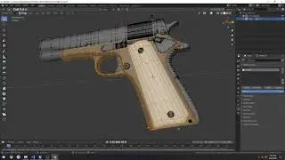 Blender 2.8 FPS animation to UE4 Part 1: Setting up and Rigging our pistol